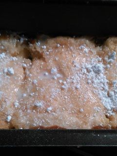 Una foto de Bizcocho crujiente de manzana para la abuela