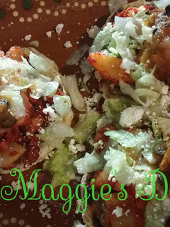 Una foto de Sopes de chorizo con papa