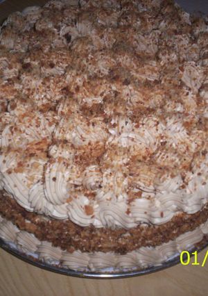 Una foto de Torta de coco y chocolate (Microondas)