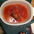 Bola de carne de res en olla rápida
