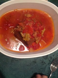 Una foto de Bola de carne de res en olla rápida