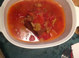 Una foto de Bola de carne de res en olla rápida