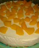 Torta mousse de duraznos (light)