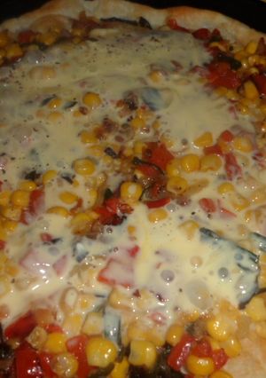 Una foto de Tarta a la pizza con masa de tarta