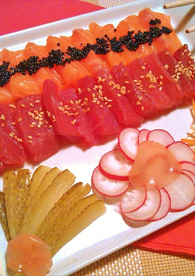 Una foto de Sashimi