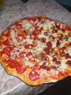 Una foto de Masa básica para pizza paso a paso