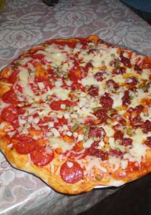 Una foto de Masa básica para pizza paso a paso