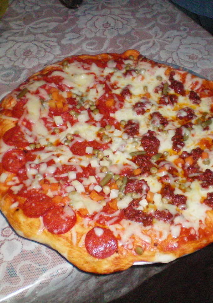 Una foto de Masa básica para pizza paso a paso