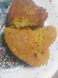 Cachapapas (cachapas con maiz y batatas) aptas para celiacos y alergicos.