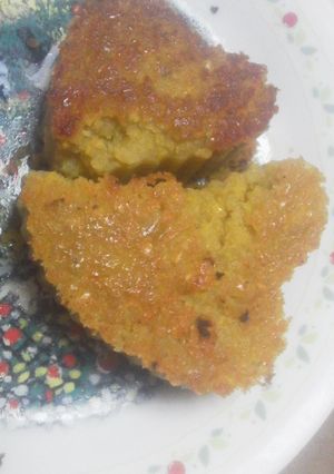 Foto principal de Cachapapas (cachapas con maiz y batatas) aptas para celiacos y alergicos.
