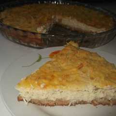 Una foto de Tarta de pollo cremosa
