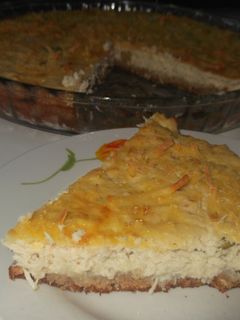 Una foto de Tarta de pollo cremosa