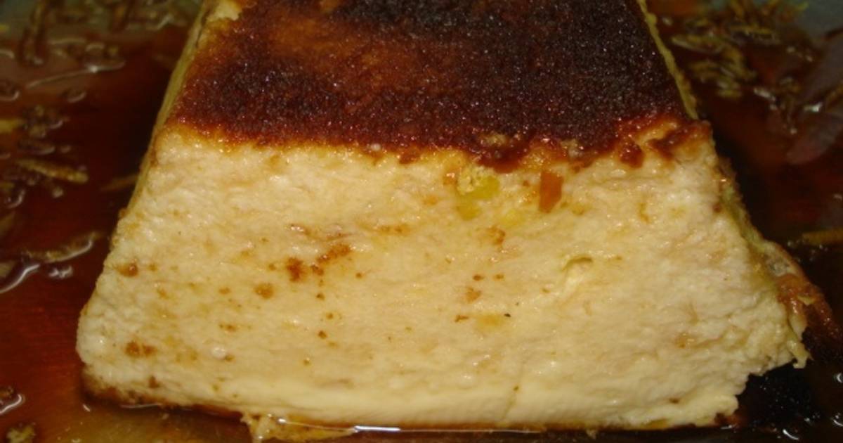Budín de pan con caramelo Receta de Gabriela Diez- Cookpad