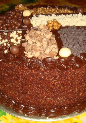 Una foto de Cobertura o relleno de chocolate para torta