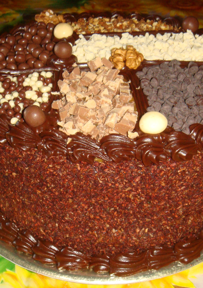 Una foto de Cobertura o relleno de chocolate para torta