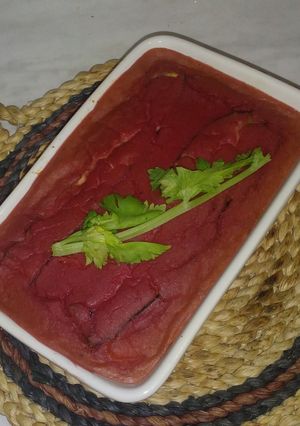 Una foto de Pink lasaña