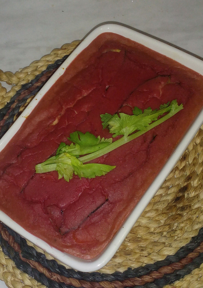Una foto de Pink lasaña