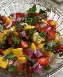 Ensalada de fresa y mango