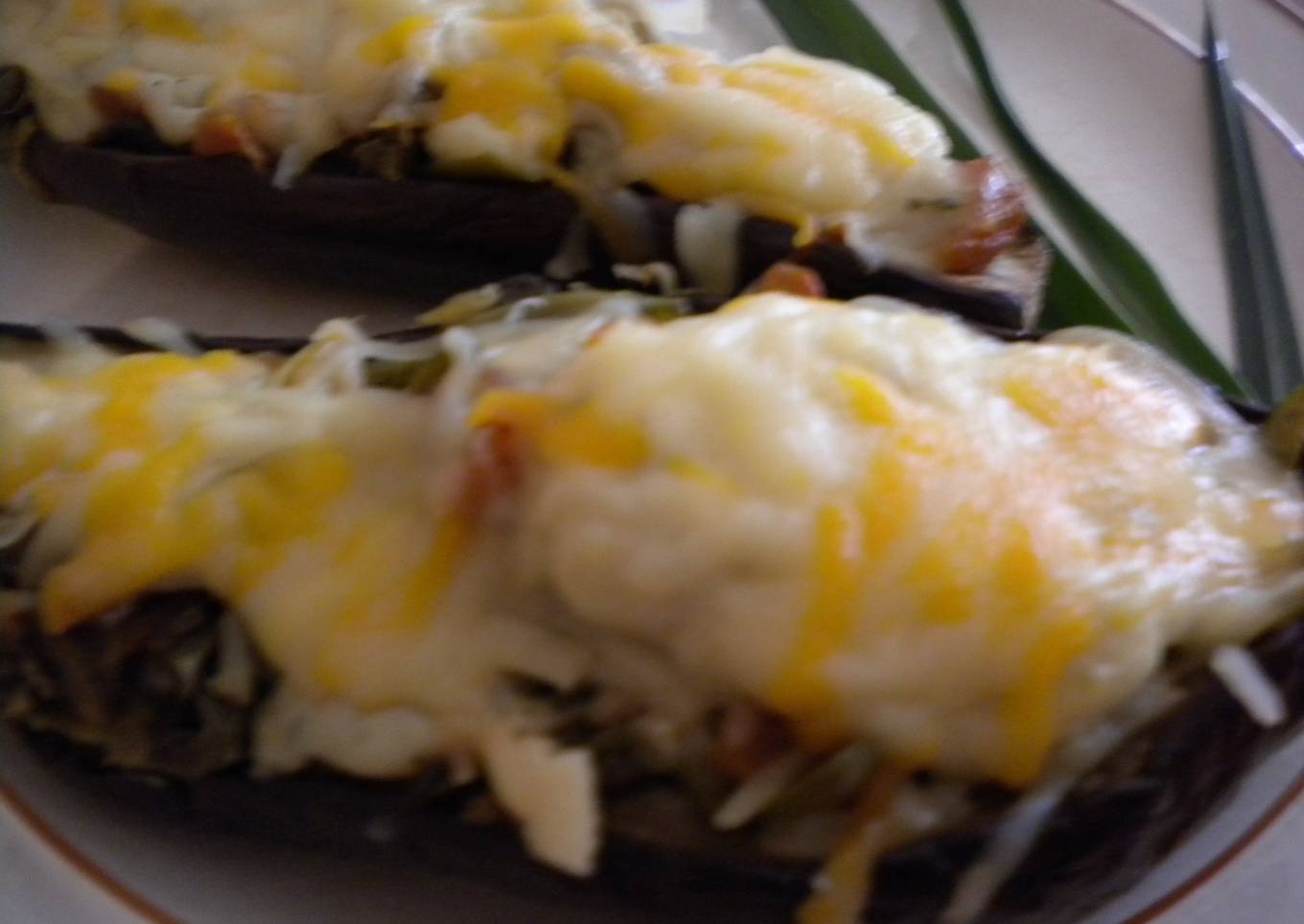 Berenjenas rellenas de salmón<br />