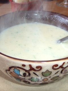 Una foto de Sopa stracciatella