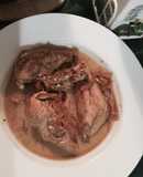 Pechuga de pollo con setas en olla rápida