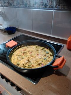 Una foto de Arroz campero con pollo