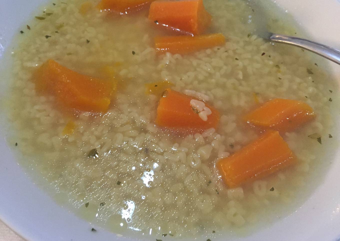 Caldo de verduras en olla exprés 