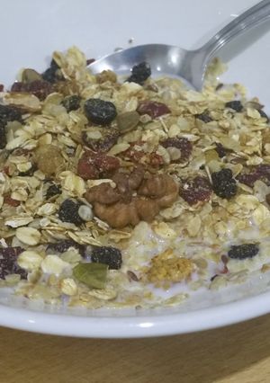 Una foto de Muesli casero