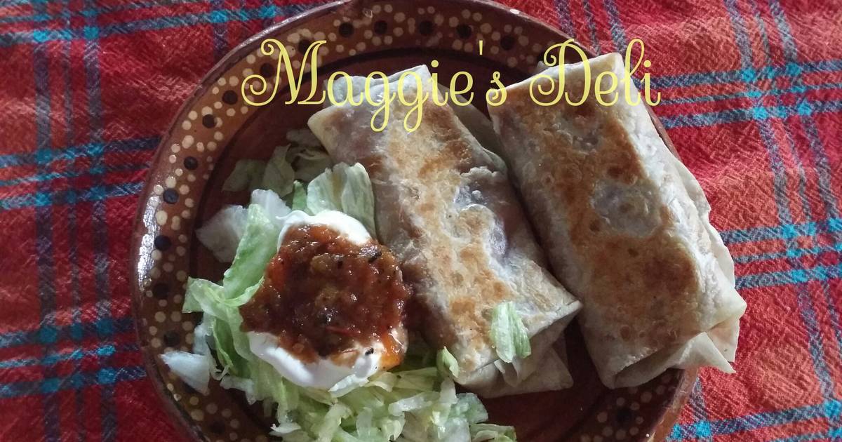 Chimichanga Receta de Karely'S- Cookpad