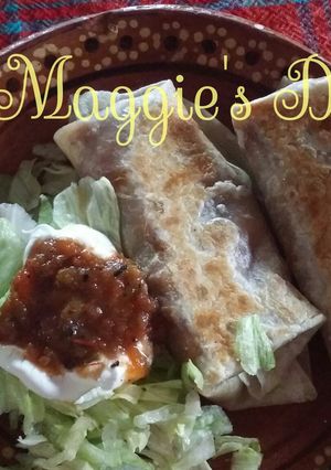 Una foto de Chimichangas de chorizo