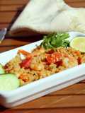 Arroz frito con gambas thai (Khao Pad Koong)