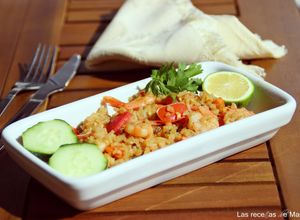 Foto principal de Arroz frito con gambas thai (Khao Pad Koong)