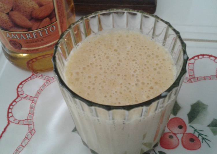 Merengada refrescante de plátano