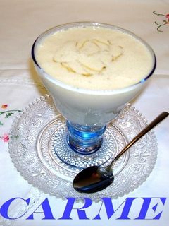 Una foto de Yogur al plátano