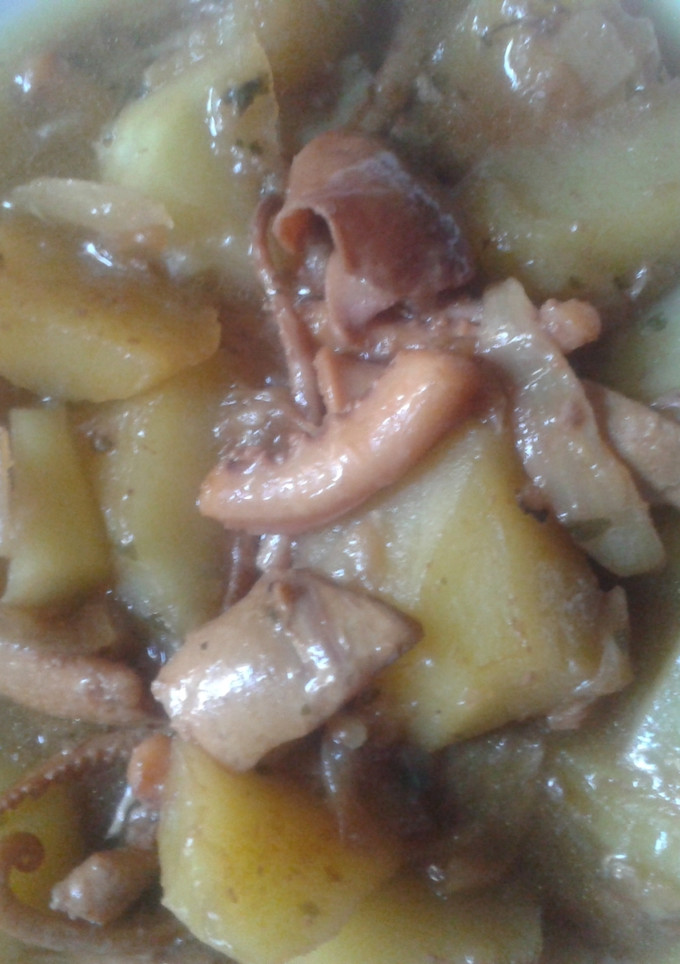Una foto de Patatas con potas