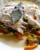 Filetes de perca en papillote