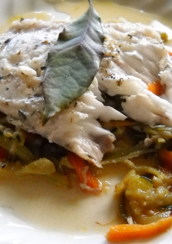 Una foto de Filetes de perca en papillote