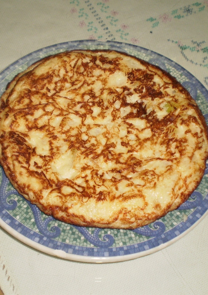 Una foto de Tortilla de calabacín (Microondas)