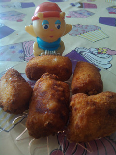 Una foto de Croquetas de carne de cocido