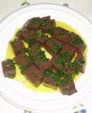 Sangre con picadillo