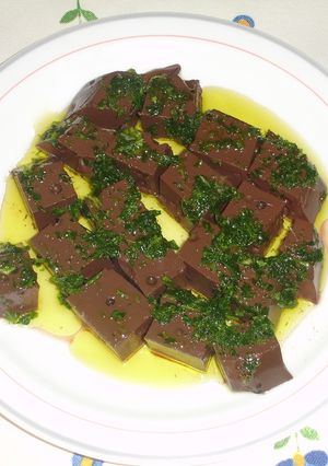 Una foto de Sangre con picadillo