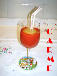 Una foto de Batido de ciruelas