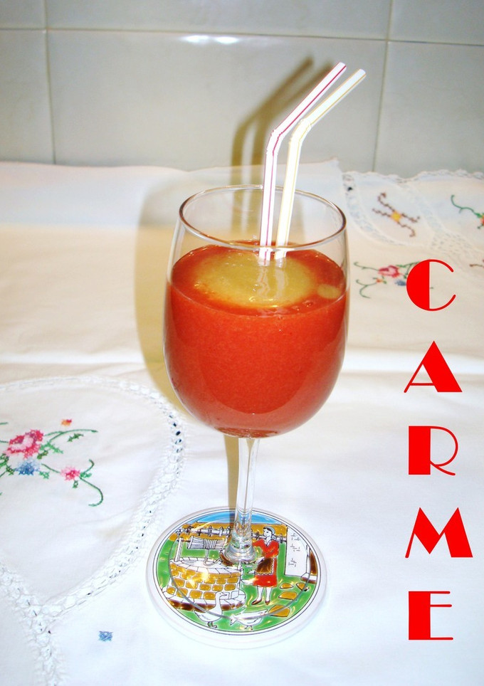 Una foto de Batido de ciruelas