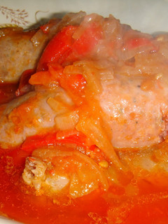 Una foto de Chorizos a la Pomarola
