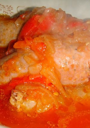 Una foto de Chorizos a la Pomarola