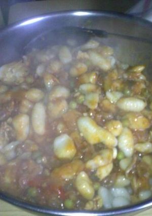 Una foto de Ñoquis de papas y espinacas caseros