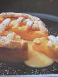 Tarta de manzana austríaca "entre rejas"