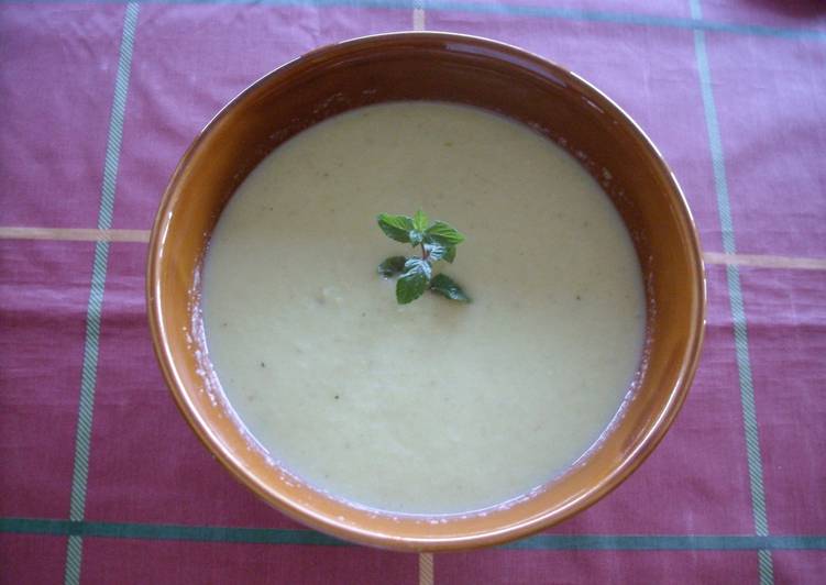 Crema fría de piña