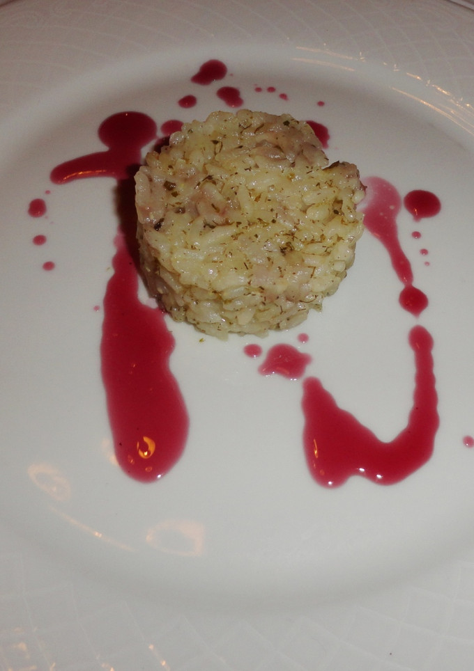 Una foto de Risotto a la parmesana
