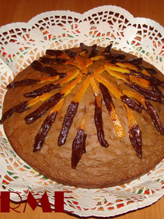 Una foto de Cake de chocolate y nueces